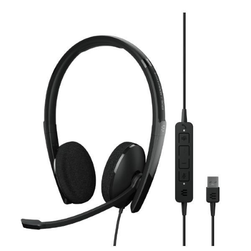 EPOS SENNHEISER ADAPT 160T USB II CUFFIA STEREO PADIGLIONE CON MICROFONO USB TIPO A BLACK